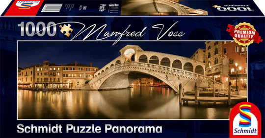 Schmidt 1000 Palan Palapeli Panorama, Rialto Bridge