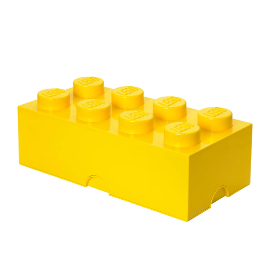 LEGO säilytyslaatikko 8 Keltainen