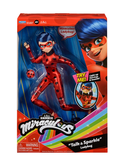 Miraculous talk & sparkle doll