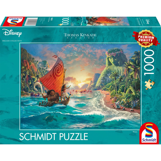 Schmidt Thomas Kinkade 1000 Palan Palapeli Disney Dreams Collection Moana/Vaiana
