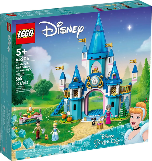 LEGO Disney 43206 Tuhkimon ja Prinssi Uljaan Linna