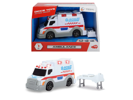 Dickie Toys Ambulanssi äänillä ja valolla