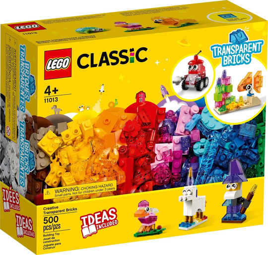 Lego 11013 Luovan rakentajan läpinäkyvät palikat