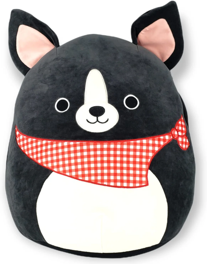 Squishmallows Farm Squad 24cm Teddy the Boston Terrier