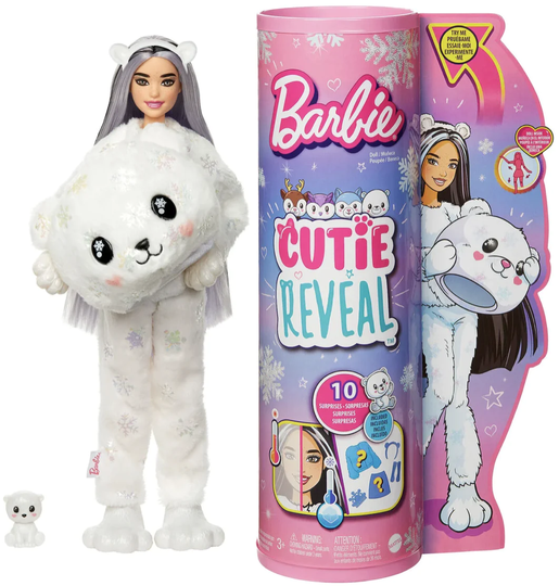 Barbie Cutie Reveal Jääkarhu Yllätyspakkaus