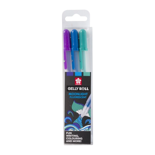 Sakura Gelly Roll Moonlight Ocean 3 kpl