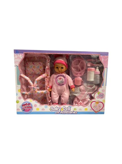 Baby love nukke ja kantokoppa