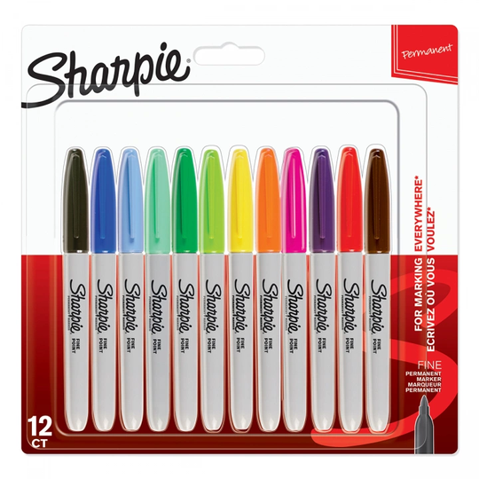Sharpie Fine Marker 12-setti