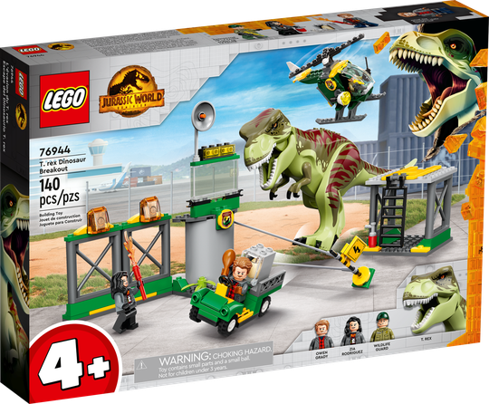 LEGO Jurassic World - T. rex -dinosauruksen pako (76944)