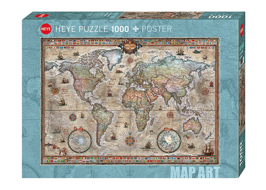 Palapeli Retro world 1000 osa