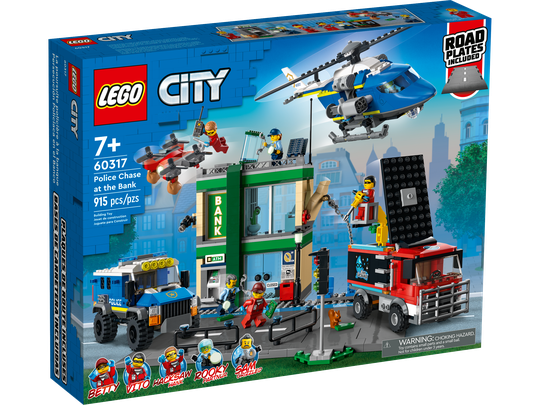 LEGO City - Poliisi ja pankkirosvojen takaa-ajo (60317)