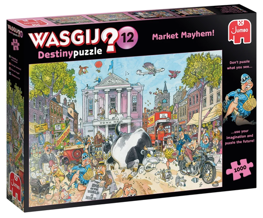 Wasgij Destiny Puzzle 1000 Palan Palapeli Market Mayhem! Nr 12