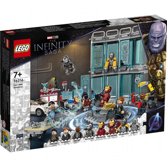 Iron Manin asevarasto LEGO Marvel 76216