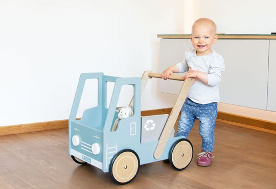 Lastenvaunut, roska-auto Pinolino vauvan lelu 051310