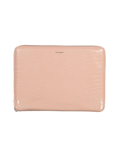 Imitation croc 13' laptop pouch -laukku