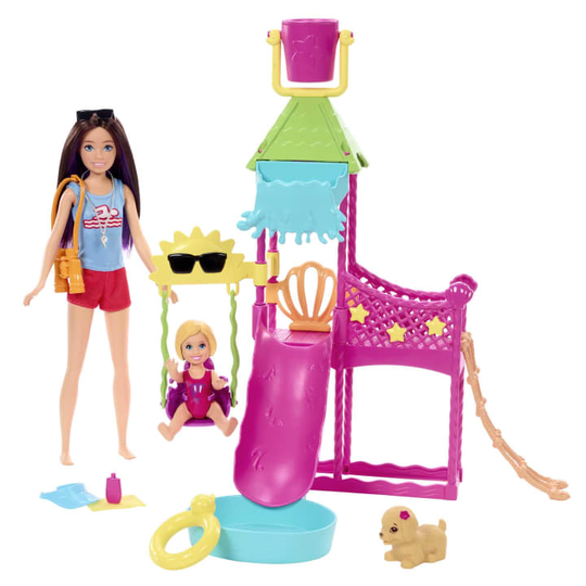 Barbie - Skipper Playset - First Jobs Waterpark (HKD80)