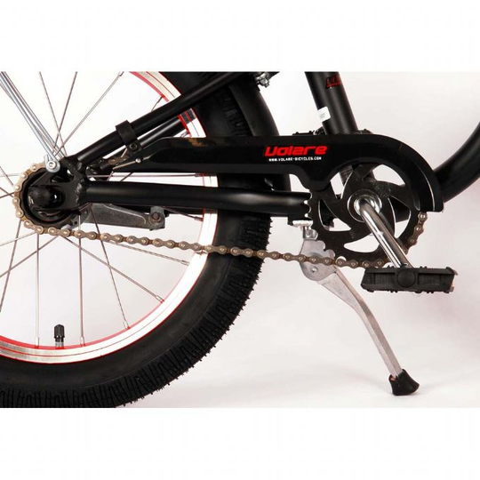 Miracle Cruiser Matt Black Bicycle 16 tuumaa Volare Prime Collection lasten pyörä 21685