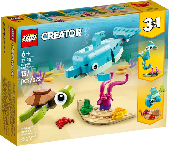 LEGO Creator 31128 Delfiini ja Kilpikonna