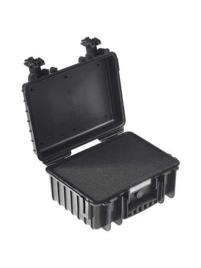 B&w outdoor case type 3000 -iskunkestävä laukku - musta