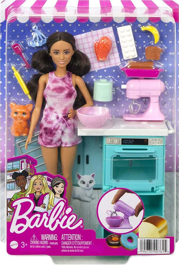 Barbie Leivontasetti Nukke ja Tarvikkeet