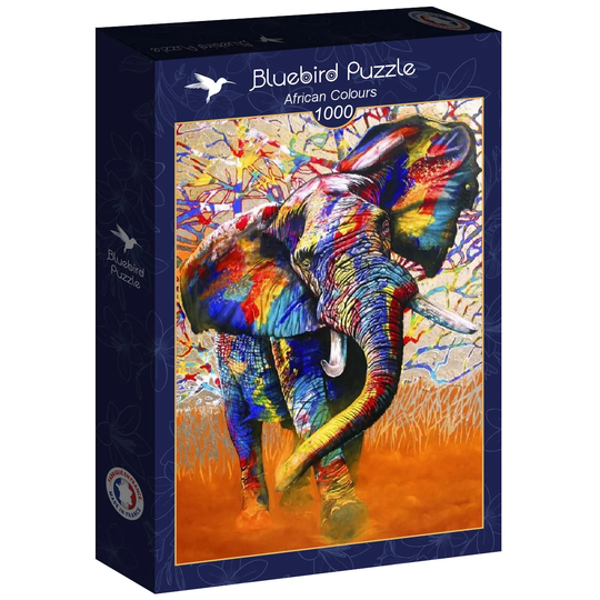 Bluebird 1000 Palan Palapeli African Colours