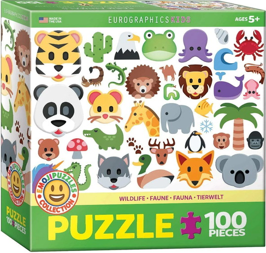 Eurographics 100 palan palapeli Wildlife Animals