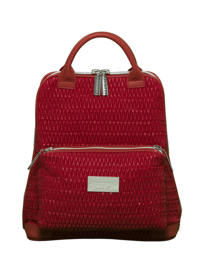 City deep red stretch tikkikangas reppu