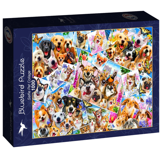 Bluebird 1000 Palan Palapeli Selfie Pet Collage