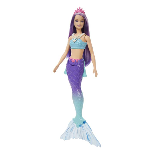 Barbie - Dreamtopia Mermaid Doll - Purple Hair (HGR10)